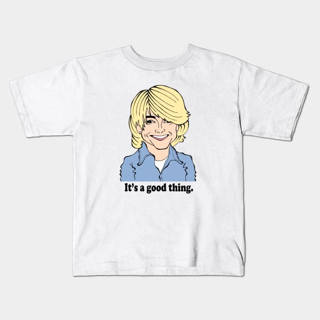 MARTHA STEWART FAN ART! Kids T-Shirt by cartoonistguy